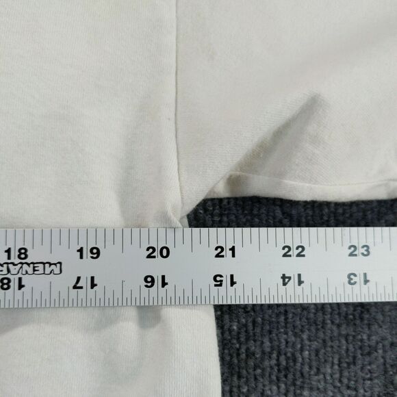 USS Midway T Shirt Size L White Double Sided Graphic Navy Short Sleeve - Picture 6 of 16